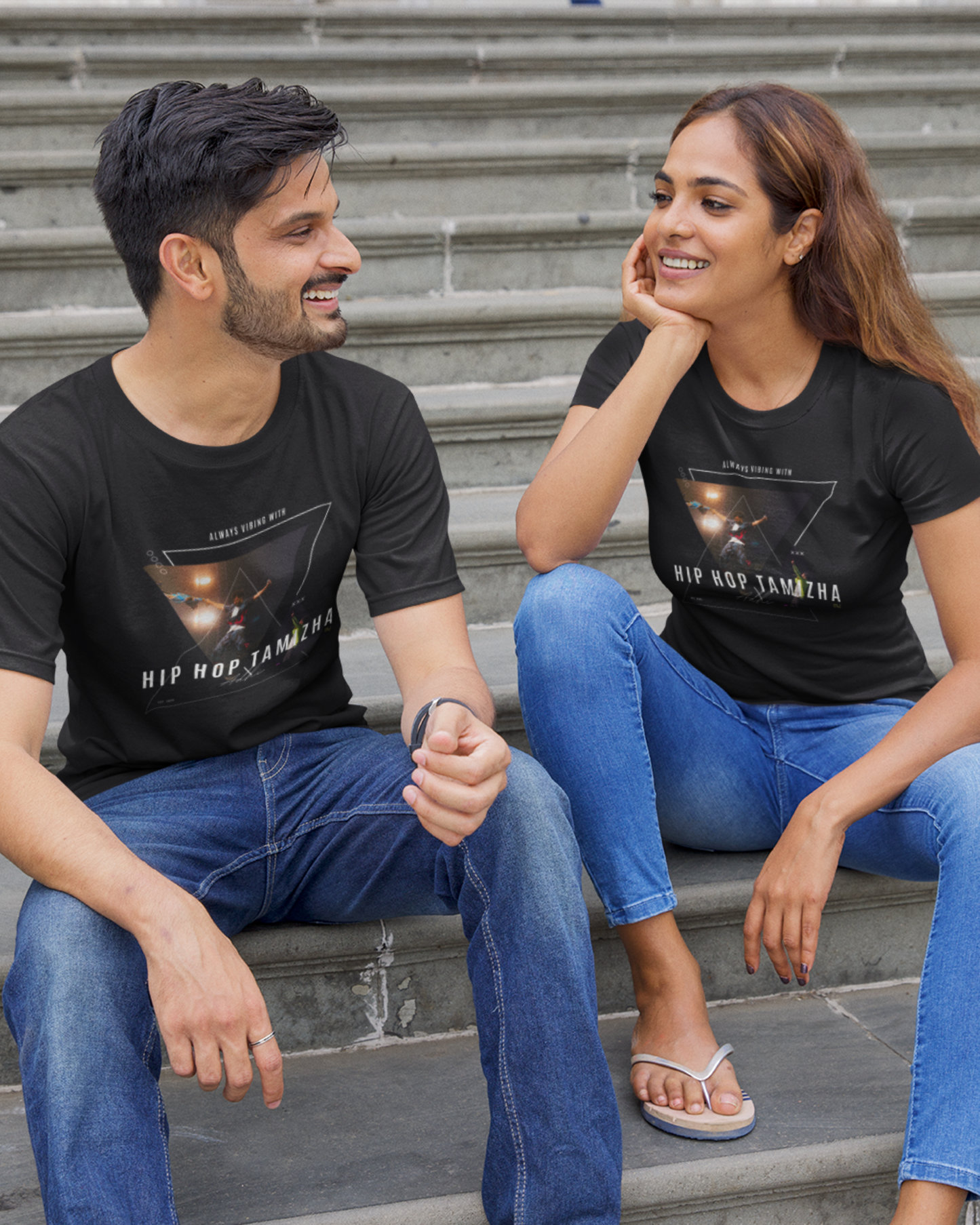 Hip Hop Tamizha Concert Tee - Unisex Tshirt, ALWAYS VIBIN WITH HHT