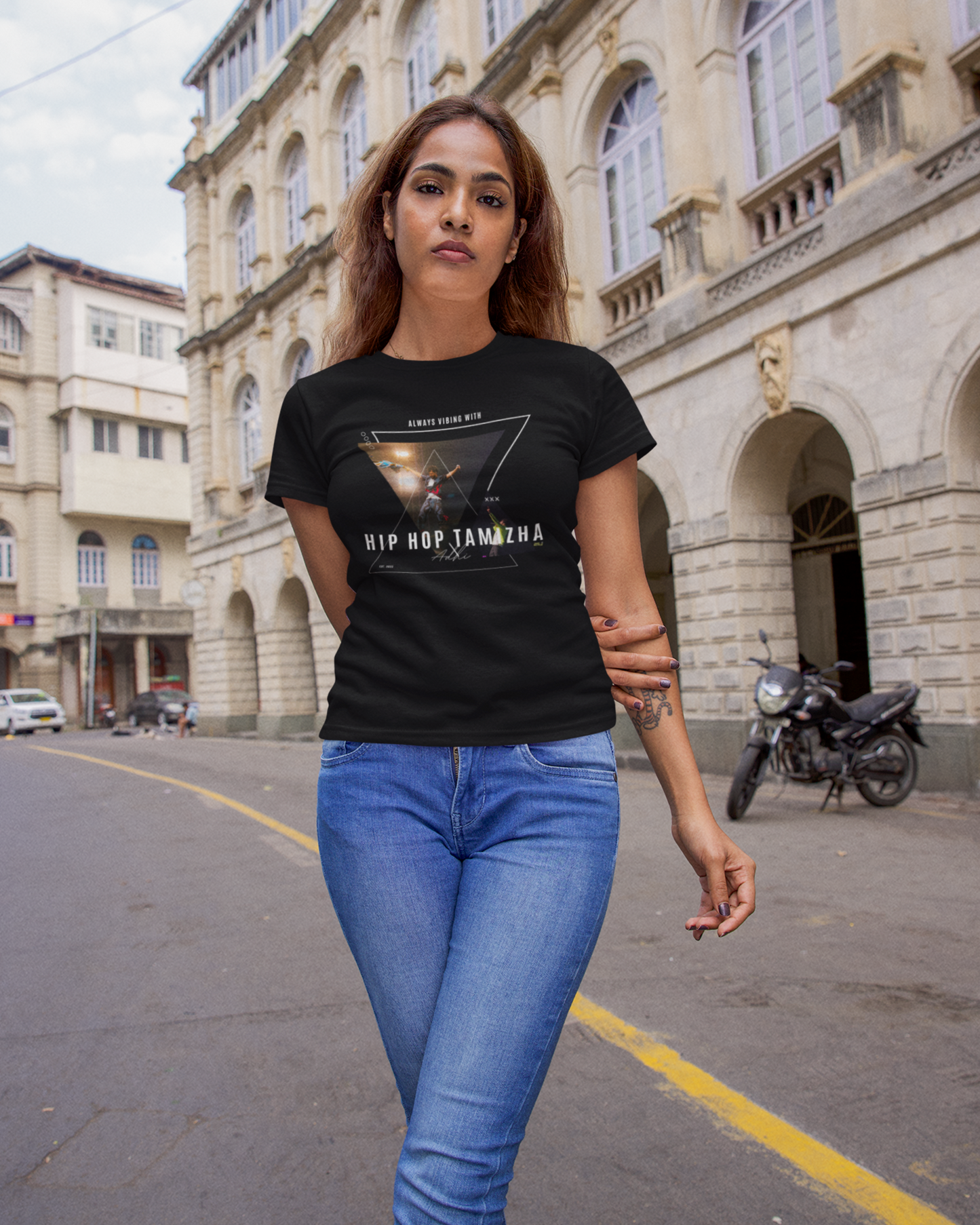 Hip Hop Tamizha Concert Tee - Unisex Tshirt, ALWAYS VIBIN WITH HHT