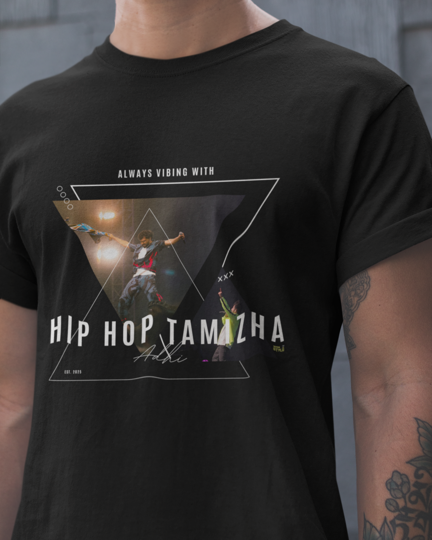 Hip Hop Tamizha Concert Tee - Unisex Tshirt, ALWAYS VIBIN WITH HHT