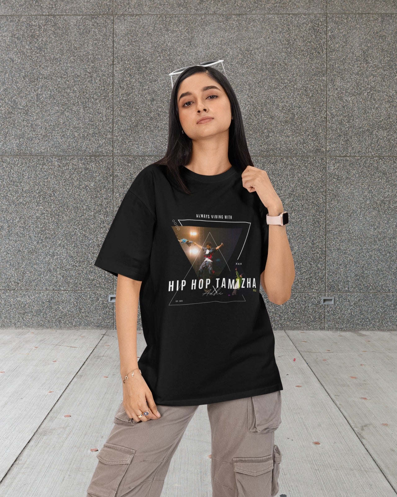Hip Hop Tamizha Concert Tee - Unisex Tshirt, ALWAYS VIBIN WITH HHT