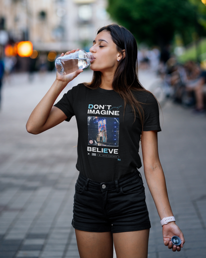 Hip Hop Tamizha Concert Tee - Unisex Tshirt , DON'T IMAGINE, BELIEVE