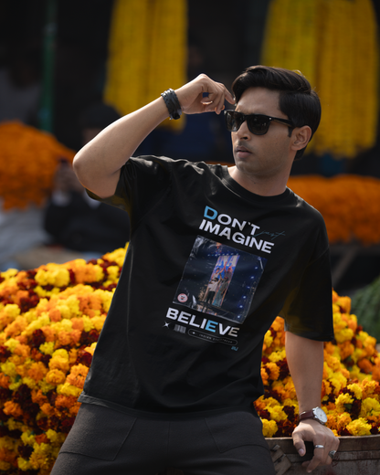 Hip Hop Tamizha Concert Tee - Unisex Tshirt , DON'T IMAGINE, BELIEVE