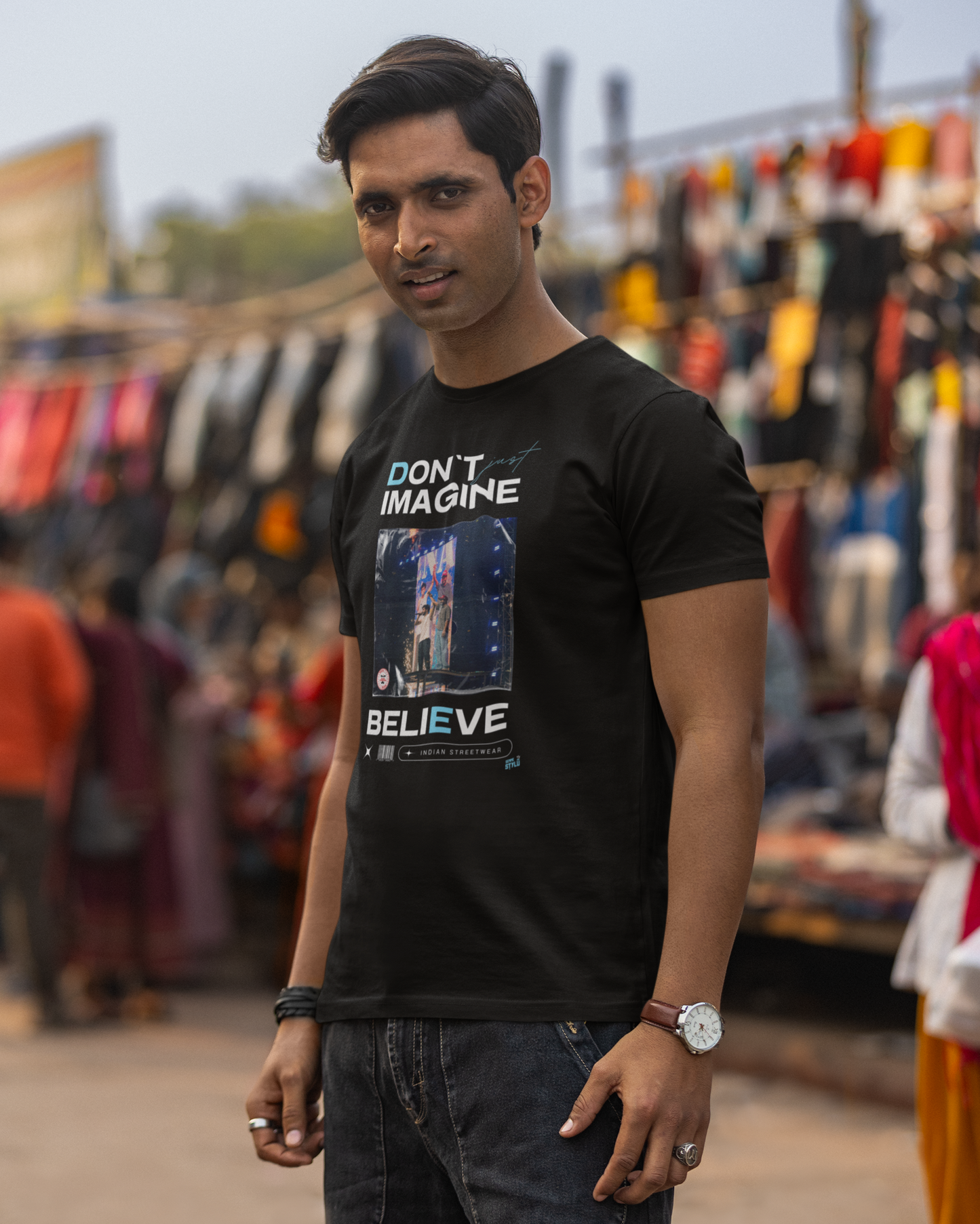 Hip Hop Tamizha Concert Tee - Unisex Tshirt , DON'T IMAGINE, BELIEVE