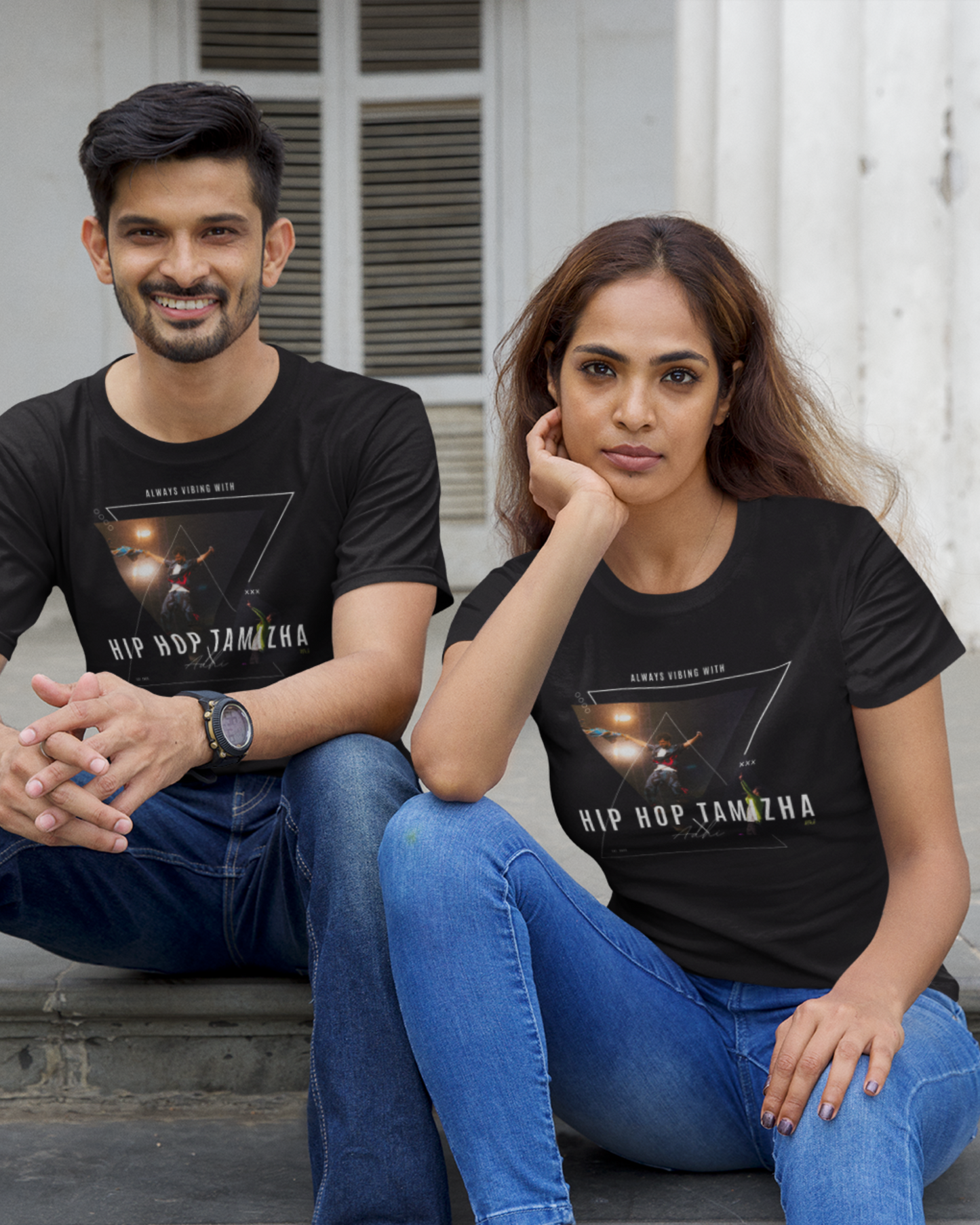 Hip Hop Tamizha Concert Tee - Unisex Tshirt, ALWAYS VIBIN WITH HHT